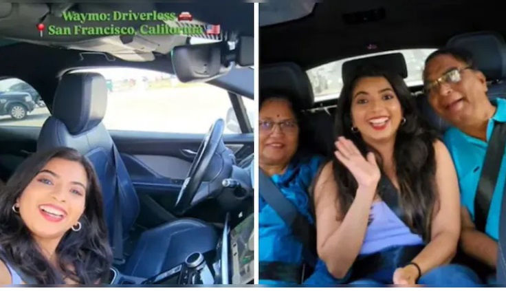 भारतीय महिला ने सेल्फ-ड्राइविंग कार में माता-पिता को पहली बार बैठाया, वीडियो वायरल