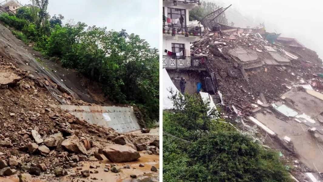मानसून की बेकाबू बारिश उत्तराखंड हिमाचल और उत्तर प्रदेश में भूस्खलन और बाढ़ से जनजीवन प्रभावित