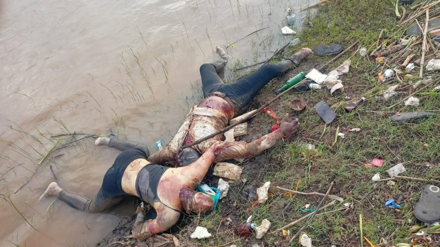 नर्मदा नदी में चुन्नी से बंधा मिला युवक-युवती का शव, पुलिस जुटी जांच में जुटी, शिनाख्ती नहीं हुई