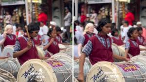 दृष्टिबाधित लड़कियों ने गणेश उत्सव में धोळ ताशा की गूंज से जीता दिल