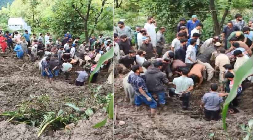 जम्मू-कश्मीर के रियासी के महौर में भूस्खलन, घर ढहने से एक ही परिवार के 7 लोगों की मौत