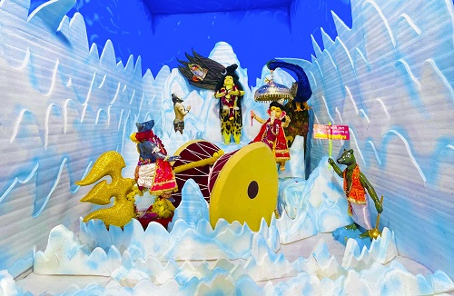 भागीरथ ऋषि द्वारा माँ गंगा का अवतरण, गणेश बाल लीला के दिव्य दर्शन, आकर्षक झांकी!