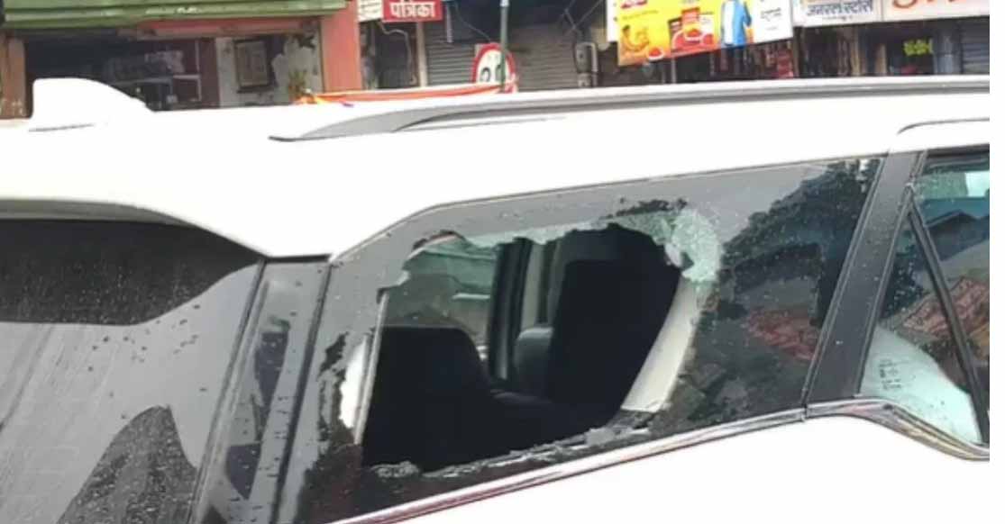 मध्य प्रदेश कांग्रेस अध्यक्ष जीतू पटवारी पर रतलाम में हुआ हमला, बाल-बाल बचे, गाड़ी का टूटा कांच