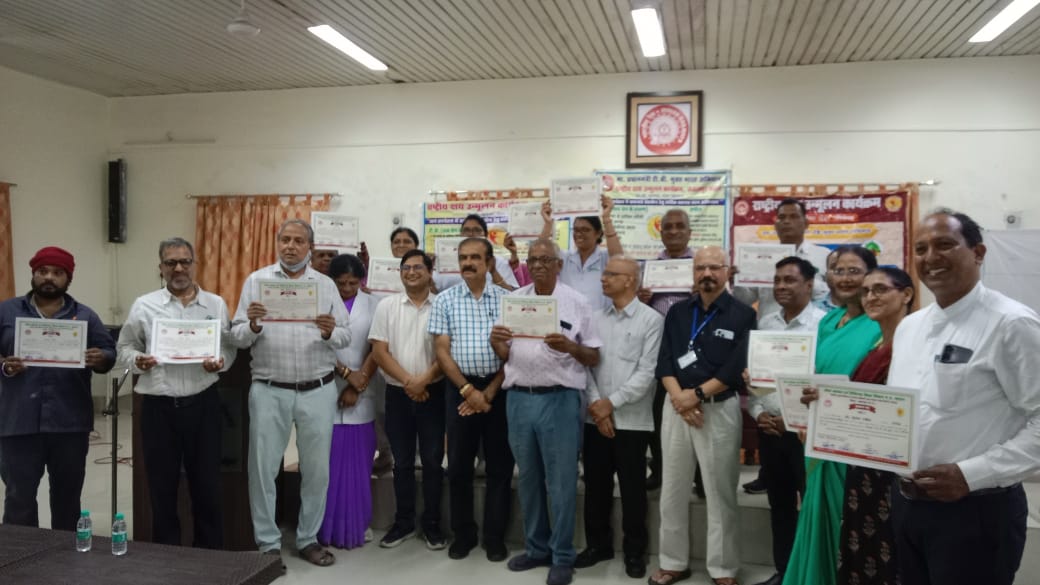 रेलवे में टी.बी. मुक्त भारत अभियान के तहत रेलवे में निक्षय मित्रों का हुआ सम्मान