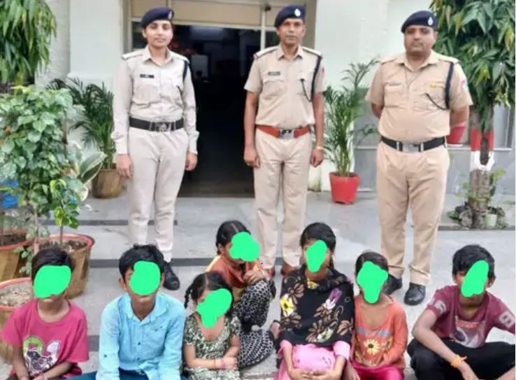 एमपी: जबलपुर रेलवे स्टेशन से 7 बच्चों को बचाया, भीख मांग रहे थे