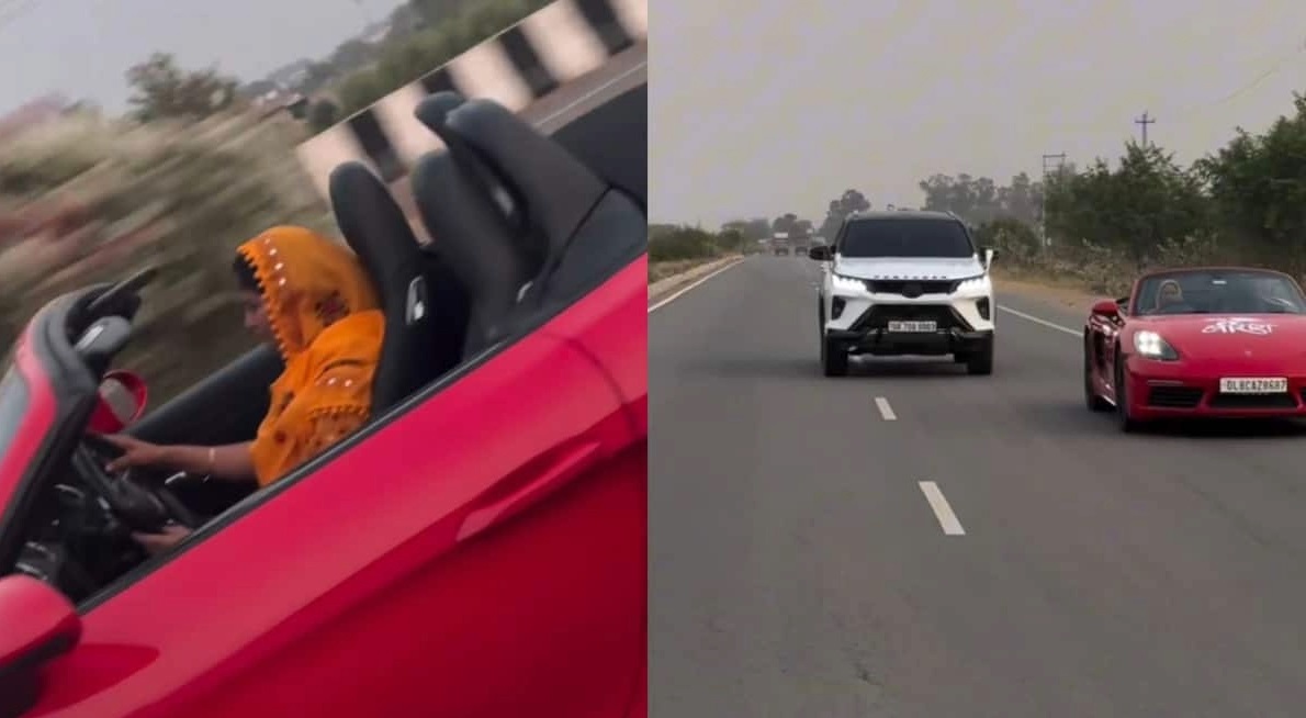 हरियाणा की रेसर मां ने बेटे को पीछे छोड़ा वीडियो देखकर इंटरनेट ठहाके पर