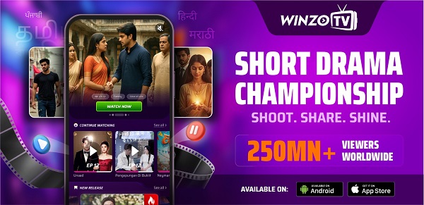 गेमिंग से आगे बढ़ा विंज़ो, लॉन्च किया विंज़ो टीवी-बनेगा दुनिया का सबसे बड़ा माइक्रोड्रामा हब