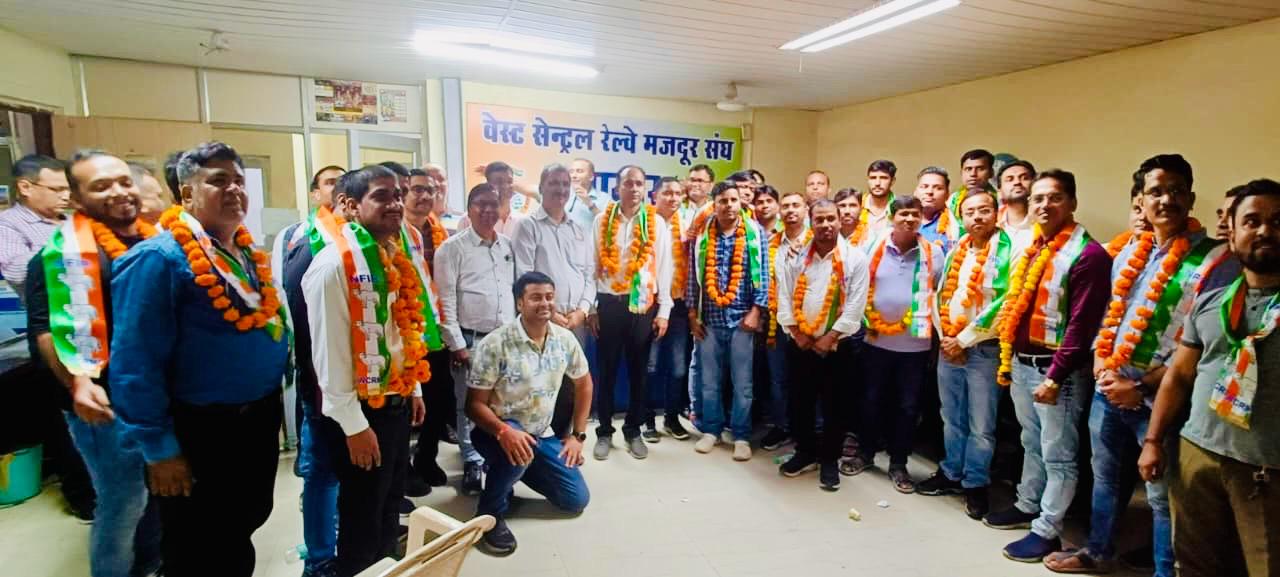 पमरे मजदूर संघ ने टिकट चेकिंग विभाग की यूथ बॉडी गठित की, मतेंद्र अध्यक्ष, राजेंद्र सचिव चुने गए