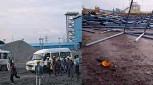 चेन्नई में निर्माणाधीन थर्मल पावर प्लांट में गिरी मचान, 9 मजदूरों की मौत, कई गंभीर