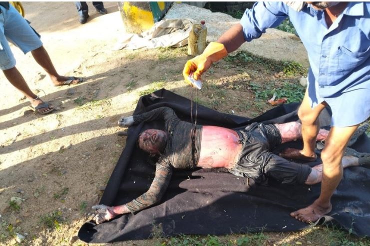 जबलपुर के आर्मी सेंटर के अंदर नाला में मिली युवक की लाश