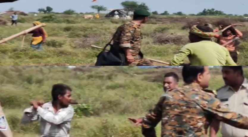 एमपी : अतिक्रमण हटाने गई वन विभाग की टीम को ग्रामीणों ने लाठी-डंडे से पीट कर किया जानलेवा हमला