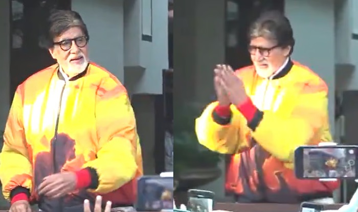 मुंबई में अमिताभ बच्चन ने 83वें जन्मदिन पर फैंस से मिलकर जताया आभार