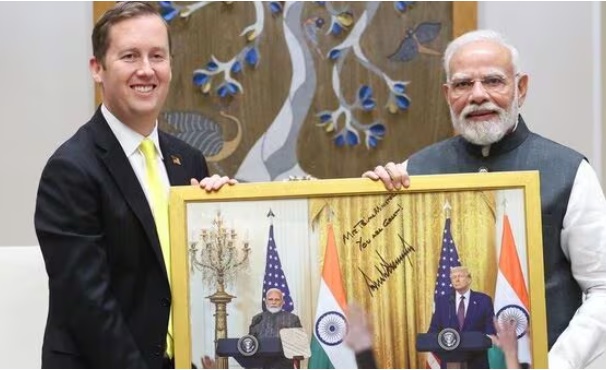 ट्रंप ने मोदी को बताया महान मित्र, अमेरिका के नवनियुक्त राजदूत सर्जियो गोर की प्रधानमंत्री से मुलाकात