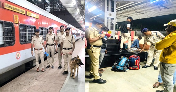 आरपीएफ ने ट्रेनों में विस्फोटक व ज्वलनशील सामग्री लेकर यात्रा करते 9 लोगों को पकड़ा, ढाई लाख का पटाखा भी जब्त