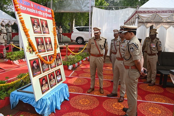 पुलिस स्मृति दिवस, जबलपुर में छठी वाहिनी में कार्यक्रम