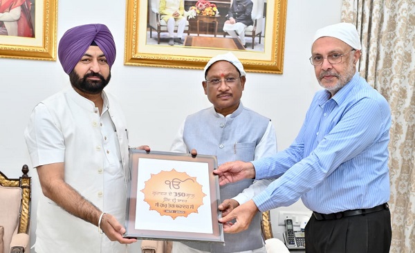 मुख्यमंत्री श्री विष्णु देव साय से पंजाब सरकार के मंत्रियों ने की सौजन्य मुलाकात