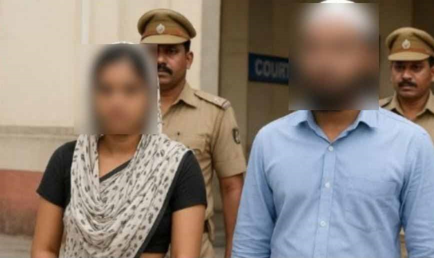 यूपी से जबलपुर कोर्ट पहुंचे युवक-युवती को पुलिस ने हिरासत में लिया