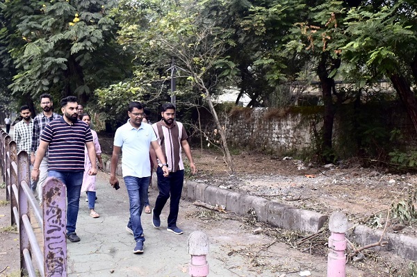 जबलपुर में साइकल ट्रैक और पैदल पथ सुधारने का काम शुरू