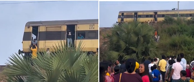 बिहार में छठ प्रसाद लेने को रुकी यात्री ट्रेन का इंजन,ड्यूटी और भक्ति एक साथ चलती है!