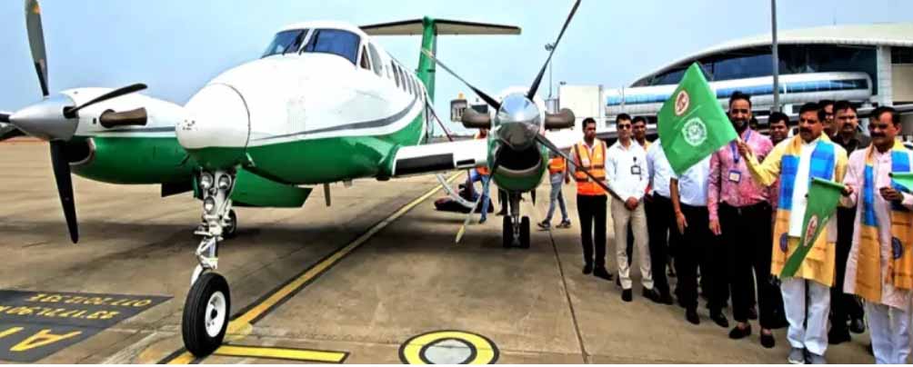 एमपी: पीएमश्री हवाई पर्यटन सेवा का सीएम ने किया शुभारंभ, पहली फ्लाइट भोपाल से जबलपुर, रीवा-सिंगरौली के बीच