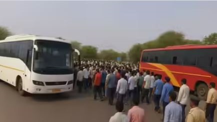 बस ऑपरेटरों की हड़ताल से मध्य प्रदेश-राजस्थान मार्ग ठप, त्योहारों से पहले हजारों यात्रियों को हुई मुश्किल