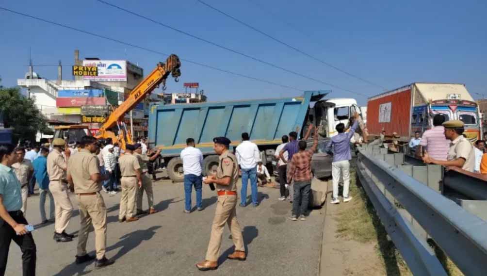 फलोदी के बाद अब जयपुर में भीषण हादसा, बेकाबू डंपर ने एक दर्जन वाहनों को रौंदा, 10 की मौत, कई गंभीर
