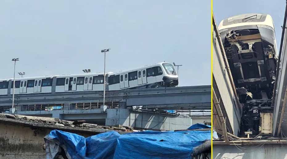 मुंबई: हवा में लटकी बोगी, मोनो रेल, यात्रियों में मची अफरातफरी