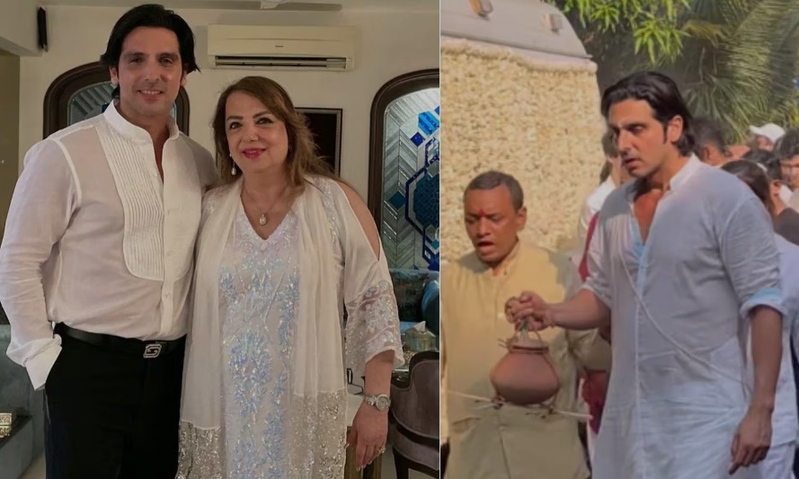 बॉलीवुड के अनुभवी परिवार की मुखिया जरीना खान का निधन, हिंदू रीति-रिवाजों से बेटे जायद खान ने दी मुखाग्नि