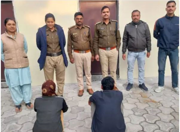 जबलपुर में पकड़ी गई लुटेरी दुल्हन व उसका दलाल साथी, शादी करने के नाम पर डेढ़ लाख रुपए लेकर भागे थे