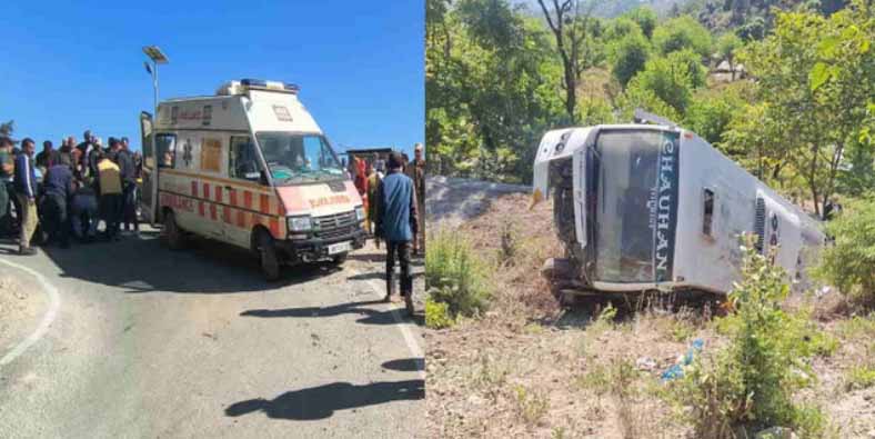 उत्तराखंड : गुजरात के 29 श्रद्धालुओं को लेकर जा रही बस दुर्घटनाग्रस्त, 5 की मौत, कई घायल