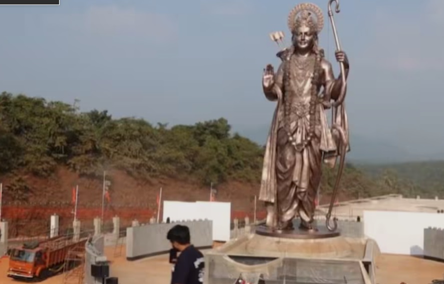 गोवा में प्रधानमंत्री मोदी ने 77 फीट ऊंची भगवान राम की कांस्य प्रतिमा का अनावरण किया