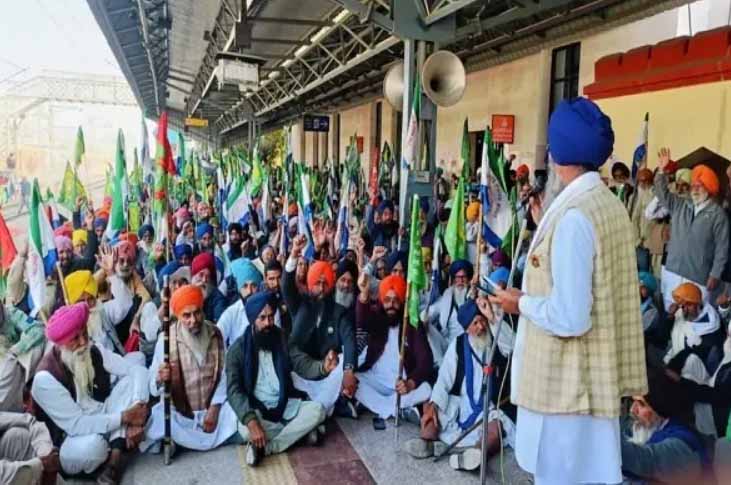 पंजाब- रेल रोको आंदोलन आज : किसान नेता नजरबंद, 26 जगह दे रहे धरना, 2 घंटे ठप रहेगा रेलवे ट्रैक