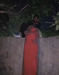 जबलपुर रेलवे स्टेशन के बाहर एसएसके रेल आवास में चोरी करते युवक पकड़ा गया, पुलिस कर रही जांच