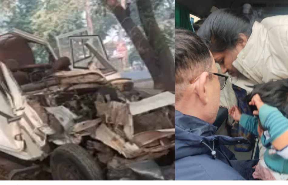 बड़ा हादसा : अयोध्या हाईवे पर बोलेरो-ट्रेक्टर में भिड़ंत, रीवा के 3 श्रद्धालुओं की मौत, 8 गंभीर