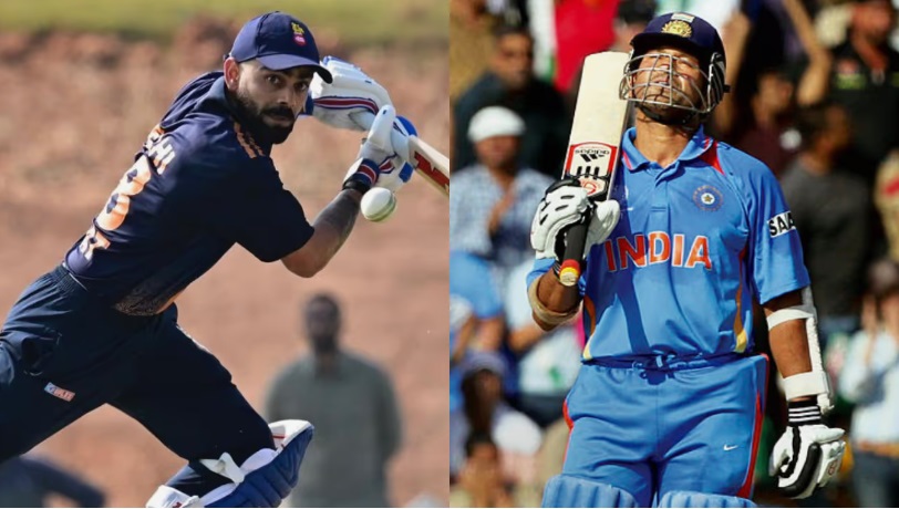 तेंदुलकर के 100 शतकों के महारिकॉर्ड की ओर बढ़ते विराट कोहली, अब लिस्ट ए क्रिकेट में मास्टर ब्लास्टर को पछाड़ने के बेहद करीब