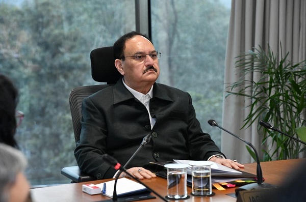 केंद्रीय स्वास्थ्य मंत्री श्री नड्डा ने की प्रदेश की स्वास्थ्य स्थिति की उच्च स्तरीय समीक्षा