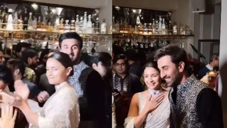 मुंबई की शादी में ढोल की थाप पर थिरके रणबीर कपूर और आलिया भट्ट, इंटरनेट पर मचाया तहलका