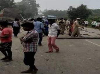 जयपुर रोड पर जबलपुर के पांच लोगों की सड़क दुर्घटना में मौत, खाटू श्याम के दर्शन करने जा रहे थे