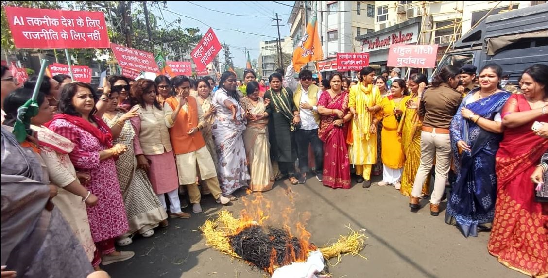 जबलपुर में फिर कांग्रेस-भाजपा कार्यकर्ता हुए आमने-सामने, छावनी बना रसल चौक