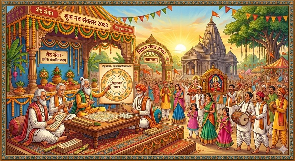 19 मार्च से शुरू होगा हिंदू नव वर्ष विक्रम संवत 2083, ज्योतिषियों ने बताए रौद्र संवत के संभावित प्रभाव