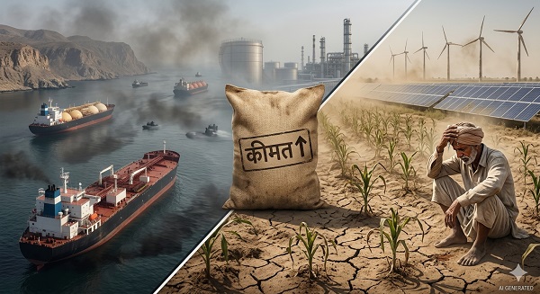 हॉर्मुज़ में बढ़ते तनाव से भारत की खाद्य सुरक्षा पर मंडराया खतरा