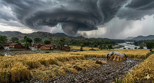 मौसम का डबल अटैक, जबलपुर समेत कई जिलों में बारिश आंधी और ओलावृष्टि का अलर्ट