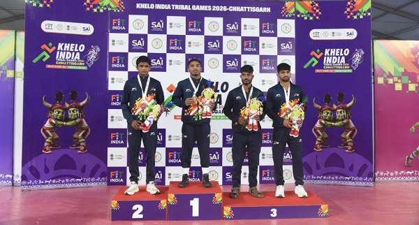 खेलो इंडिया ट्राइबल गेम्स 2026: सरगुजा में कुश्ती स्पर्धा का शानदार समापन