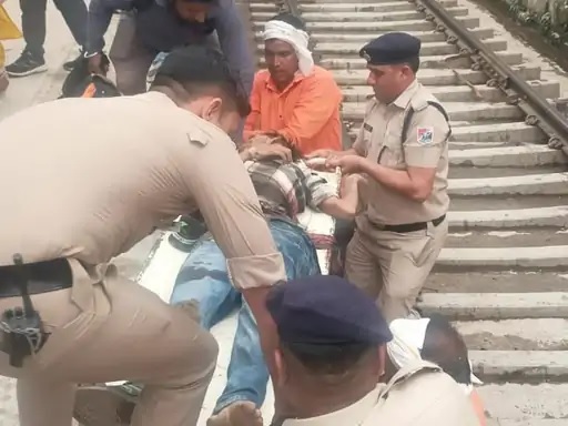 जबलपुर से वैष्णो देवी धाम फेमिली के साथ जा रहे युवक की ट्रेन की चपेट में आने से दर्दनाक