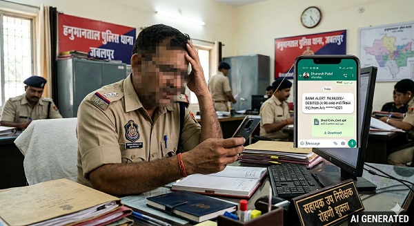 मोबाइल पर आया शादी का कार्ड, लिंक क्लिक करते ही पुलिस कर्मी के खाते से 4 लाख 98 हजार रुपये पार