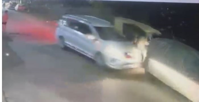 भोपाल की इनोवा ने जबलपुर में मचाया कोहराम, कार-आटो को टक्कर मारी, पुलिस ने रेलवे स्टेशन के पास पकड़ा