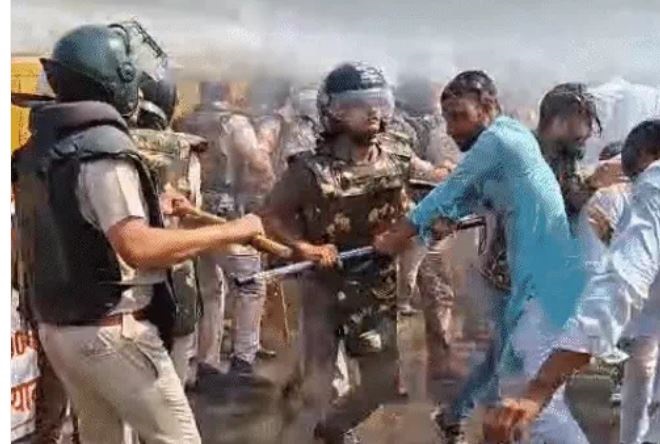 जबलपुर में युवक कांग्रेस ने ट्रेड डील के विरोध में किया प्रदर्शन, कलेक्ट्रेट का घेराव करने निकले, पुलिस ने रोककर चलाई वॉटर कैनन 