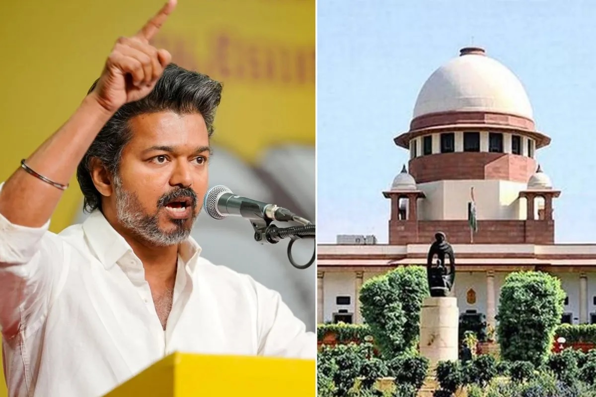 तमिलनाडु: सरकार गठन पर SC पहुंची टीवीके, राज्यपाल से विजय को सरकार बनाने का न्योता देने की मांग