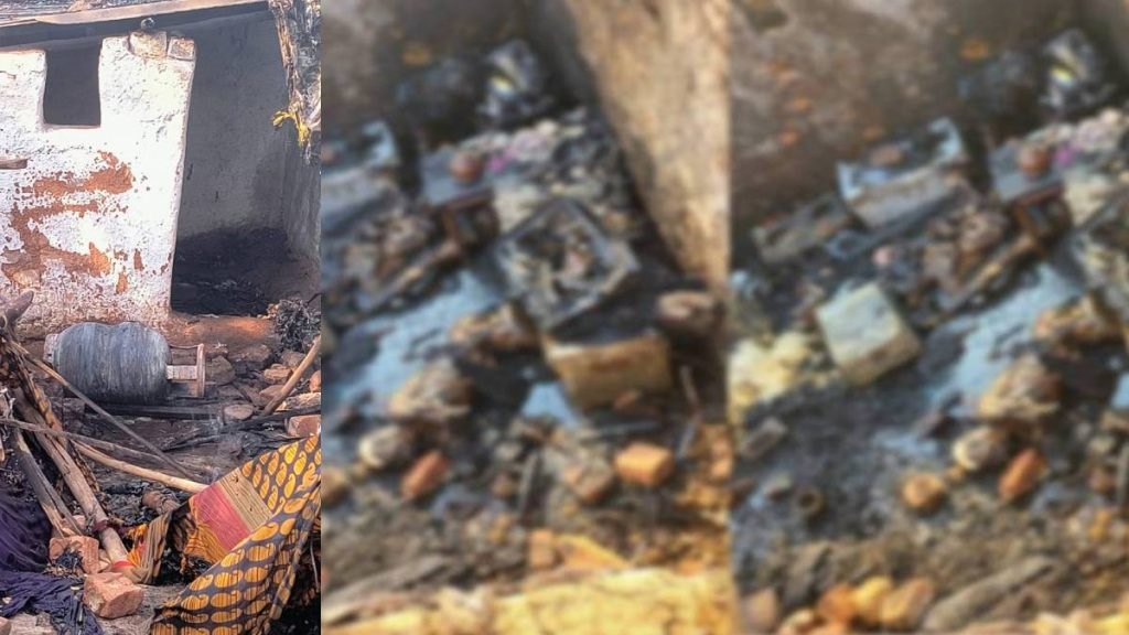 छत्तीसगढ़ के दुर्ग में भीषण हादसा: सिलेंडर फटने से एक ही परिवार के 4 सदस्य जिंदा जले, मासूम भी शामिल