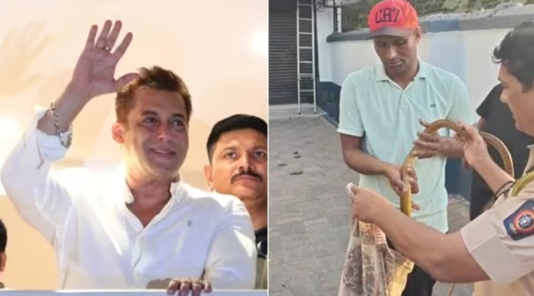 सलमान खान के गैलेक्सी अपार्टमेंट में सांप मिलने से हड़कंप रेस्क्यू टीम ने सुरक्षित पकड़ा